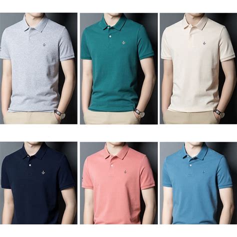 Mua C M U R T P O Thun Nam Polo C B Tay Ng N M U M I Hot Trend Ang C Y U