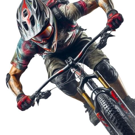 Extreme Sports Cycling Enthusiast Embracing The Thrill Premium Ai