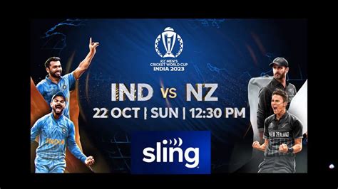 india   zealand  cricket world cup sf   sling tv