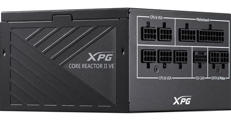 XPG 850W CORE REACTOR II VE 80 PLUS Gold ATX 12V Power 75261429