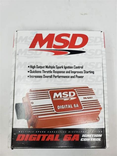 MSD 6201 Digital 6a Ignition Control for sale online | eBay