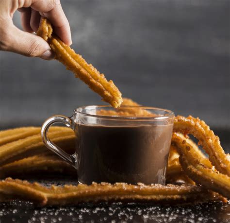 Churros Con Chocolate Especiado A La Taza Chefeel