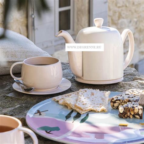 Чайник на 4 чашки 700 мл SALAM MONOCHROME ROSE NUDE DEGRENNE Франция Цена купить в Мосвке
