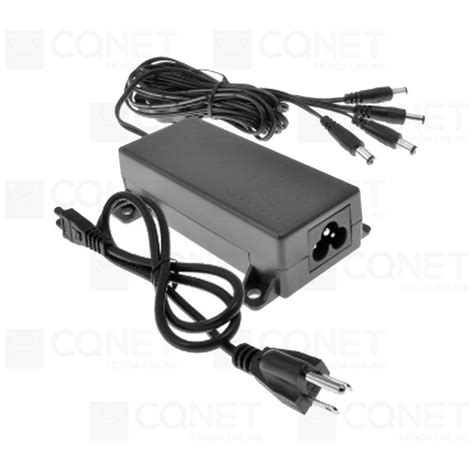Fuente De Poder 12V DC 3A Con Spliter a 4 Macho | Tienda CQNet