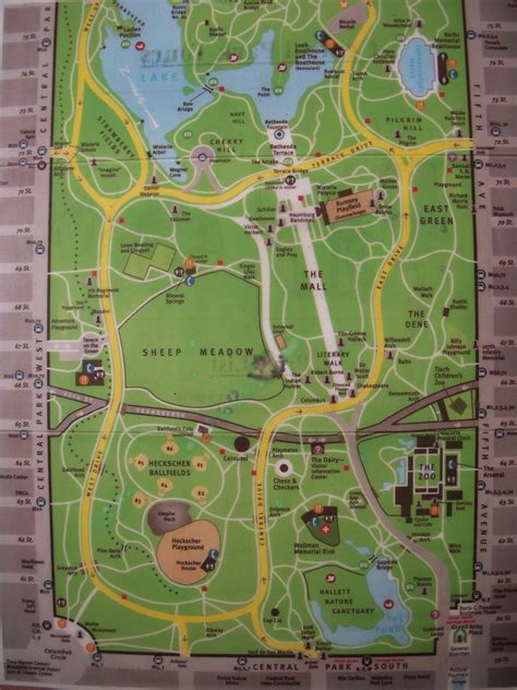 Central Park Map Printable