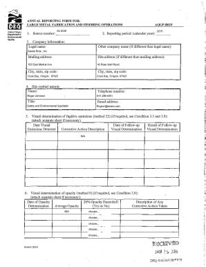 Fillable Online Metal Fabrication And Finishing Source Categories Rule