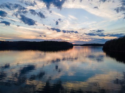 4k Forest Lake Lanier Water Sunset Hd Wallpaper Rare Gallery