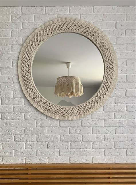 Macramewooddecor Etsy Macrame Mirror Macrame Decor Macrame Design