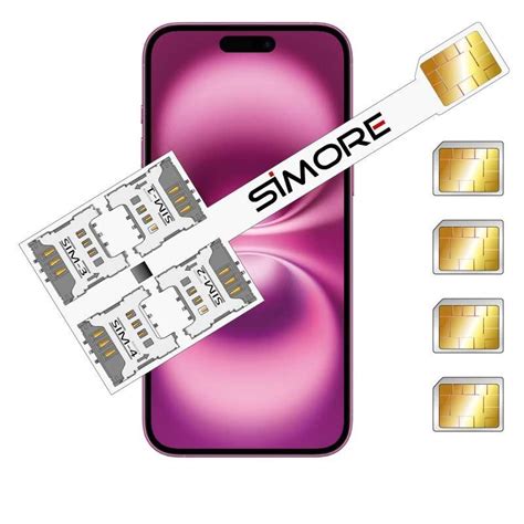 Iphone Plus Multi Dual Sim Adaptateur Avec Cartes Sim Physiques