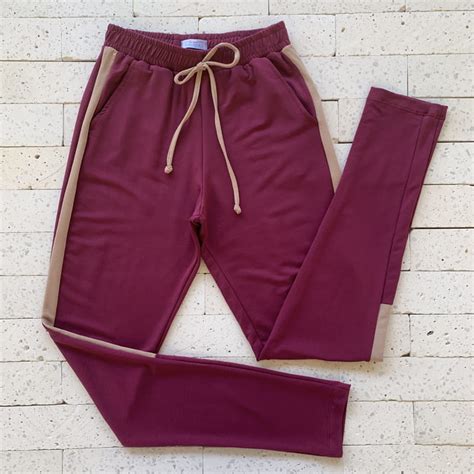 Conjunto Moletinho Manga Longa Recortes Magenta E Nude Dondoca Moda Feminina