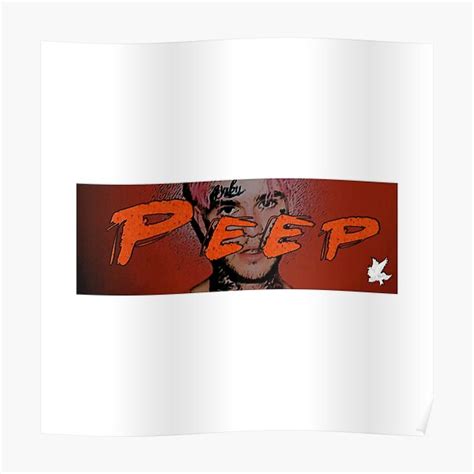 Lil Peep Box Logo Design Poster By Fearofgod Redbubble