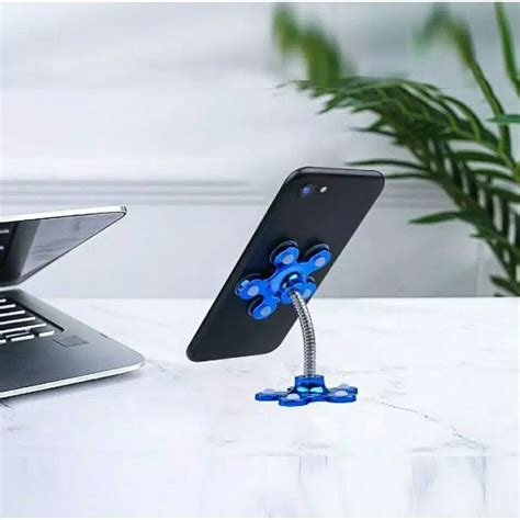 Jual Phone Holder Bunga Flower Stand Gurita Pop Socket Flexible