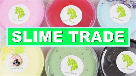 My Amazing Slime Trade With Joseph Anthonii Uniicorn Slime Shop I