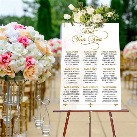 Frosted Acrylic Seating Chart Find Your Seat Wedding Sign Custom