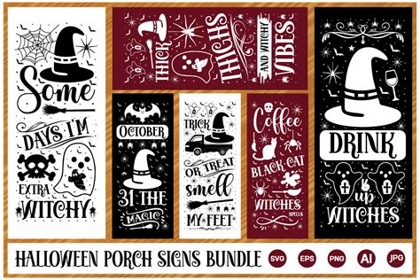 Farmhouse Halloween Svg Bundle Hallowe Graphic By Gatewaydesign