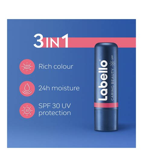 Caring Beauty Rose Nude Leppe Og Kinnbalsam Labello Nivea