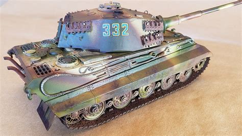 German King Tiger Tank Plastic Model Military Vehicle Kit