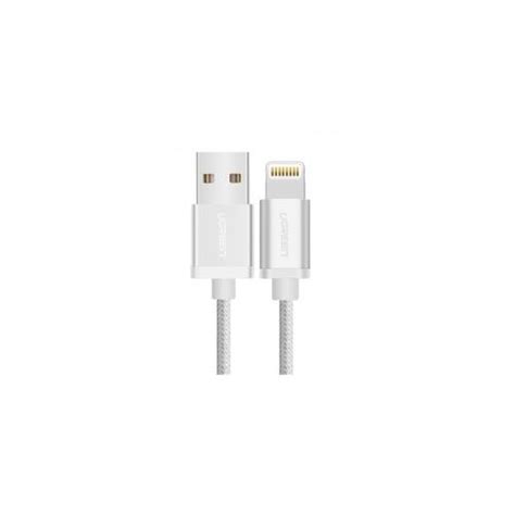 Ugreen Lightning Na USB Kabel Srebrn 1 5m 30585 Enaa