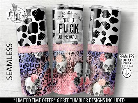 Oz Skinny Tumbler Wrap PNG Fuck All The Way Off Tumbler Etsy Australia