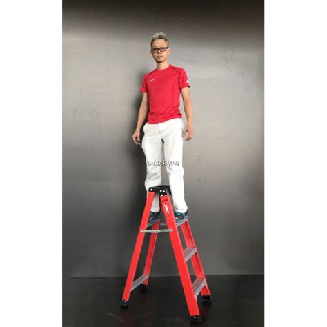 9 STEP FIBERGLASS SINGLE SIDED LADDER