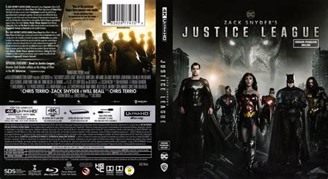 Zack Snyder's Justice League (2021) 4K UHD Cover - DVDcover.Com