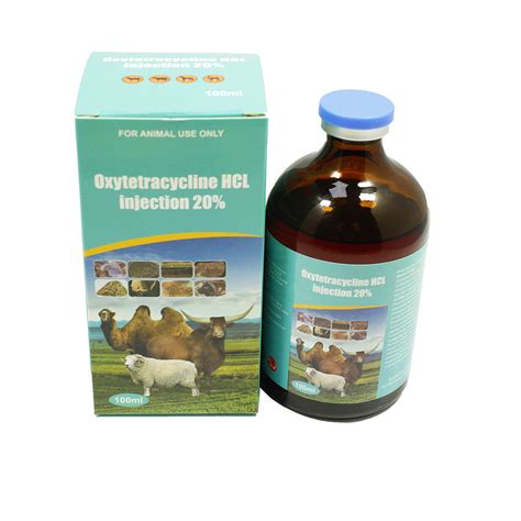 Veterinary Medicine Ml Per Bottle Oxytetracycline Hcl Injection