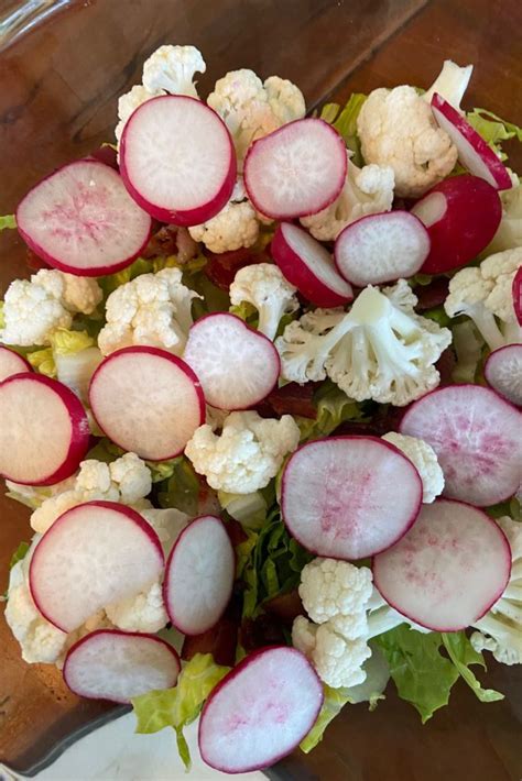 Bacon Cauliflower Salad Recipe - These Old Cookbooks