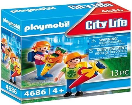 PLAYMOBIL City Life 4686 Erster Schultag Ab 4 Jahren Amazon De Spielzeug