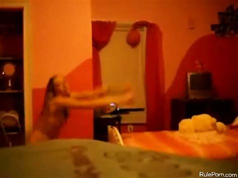 Amateur College Babe Strips