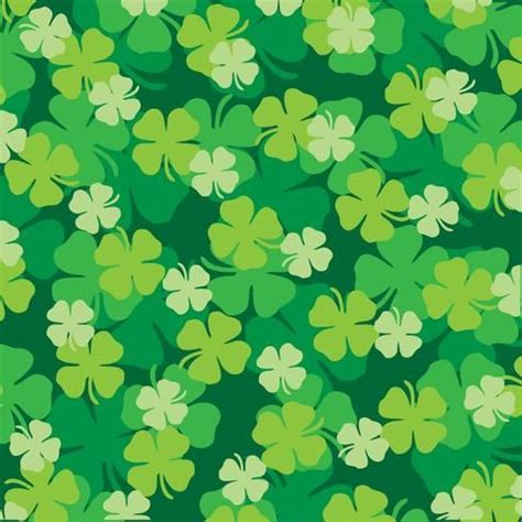 Saint Patrick S Day Layered Shamrock Pattern St Patricks Day