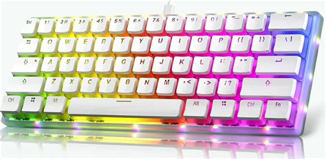 MIHIYIRY US Layout 60 Hot Swap fähige mechanische Tastatur RGB Hintergrundbeleuchtung 61 Anti
