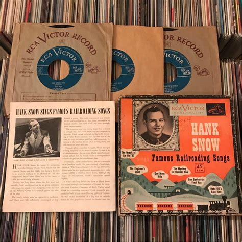 Yahoo オークション HANK SNOW 7inch 3Box set Famous Railroading S