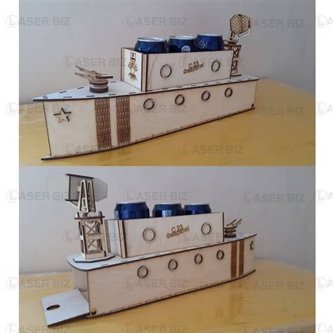 Сувенир корабль под банки » maket.LaserBiz.ru - Макеты для лазерной резки