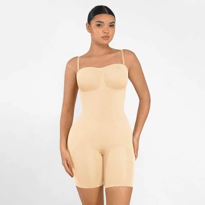 Feelingirl Women S Seamless Strapless Sculpting Bodysuit Nude S Target