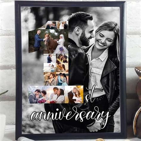 1St anniversary photo frame. - Punchvilla.com