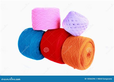 Colorful Wool Stock Photo Image Of Colors Roll Bundle 18366396