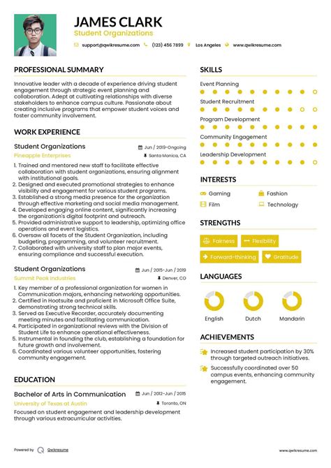 Leverage Campus Clubs to Build Resume, Extend Connections?? 11