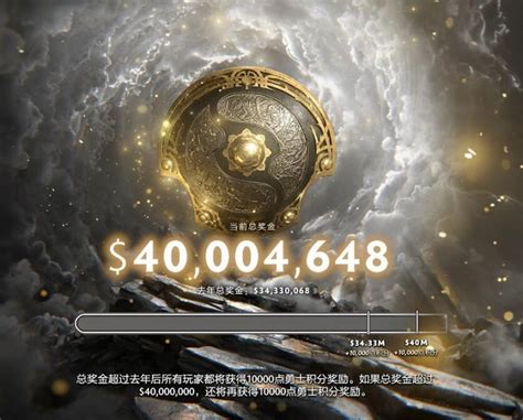 Dota2勇士令状活动正式结束，ti10最终总奖金为4000万美元 直播吧zhibo8cc