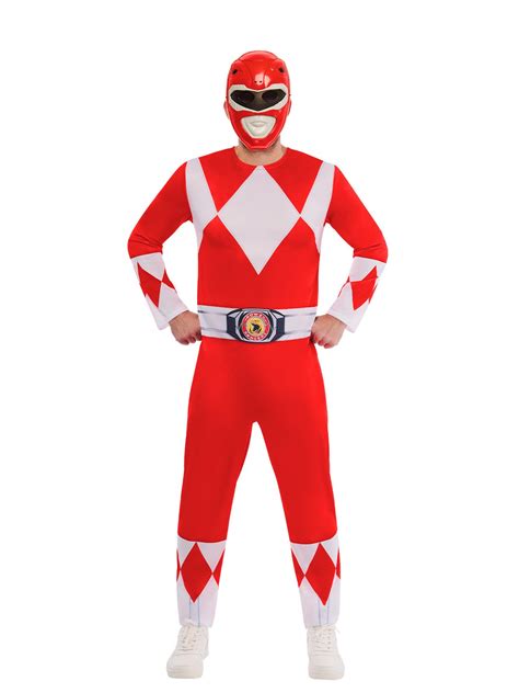 red ranger costume for adults