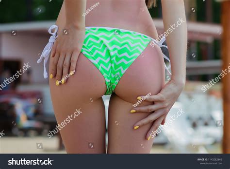 Sexy Female Untying Bikini Bottom Stock Photo Shutterstock