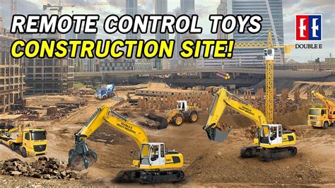 Remote Control Toys Construction Site Rc Trucks Excavators Bulldozers Cranes Double Eagle