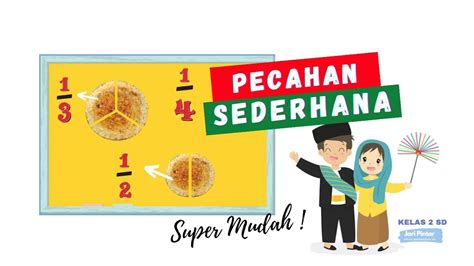 Pecahan Sederhana Matematika Kelas 2 Sd Youtube