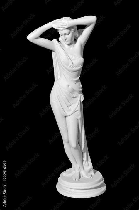 Statue Of A Naked Woman On A Black Background Stock Photo Adobe Stock