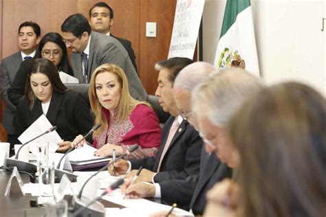 Senadora Alejandra Reynoso Participa En La Comparecencia Del Titular De