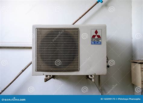 Mitsubishi Electric Mr Slim Air Conditioning System Assembled On The