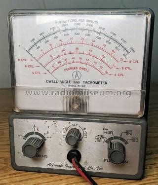 Dwell Tachometer AT-162 Equipment Accurate Instrument |Radiomuseum.org