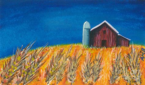 Amber Waves Painting By Angela Maria Bingham Pixels
