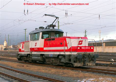 1163 017 in Villach zur Triebfahrzeugführer-Schulung - 2005-01-22 ...