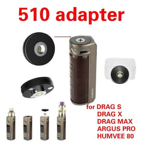 Relx Vape Nevoks 510 Adapter Compatible For Voopoo Drag X Drag S Drag