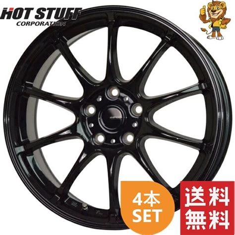 HOT STUFF ホイール 本セット G speed G MBK インチ J PCD H インセット